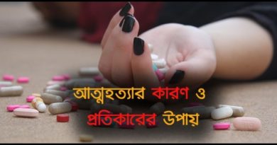 আত্মহত্যা: কারণ ,পরিত্রাণ ও প্রতিরোধের উপায়